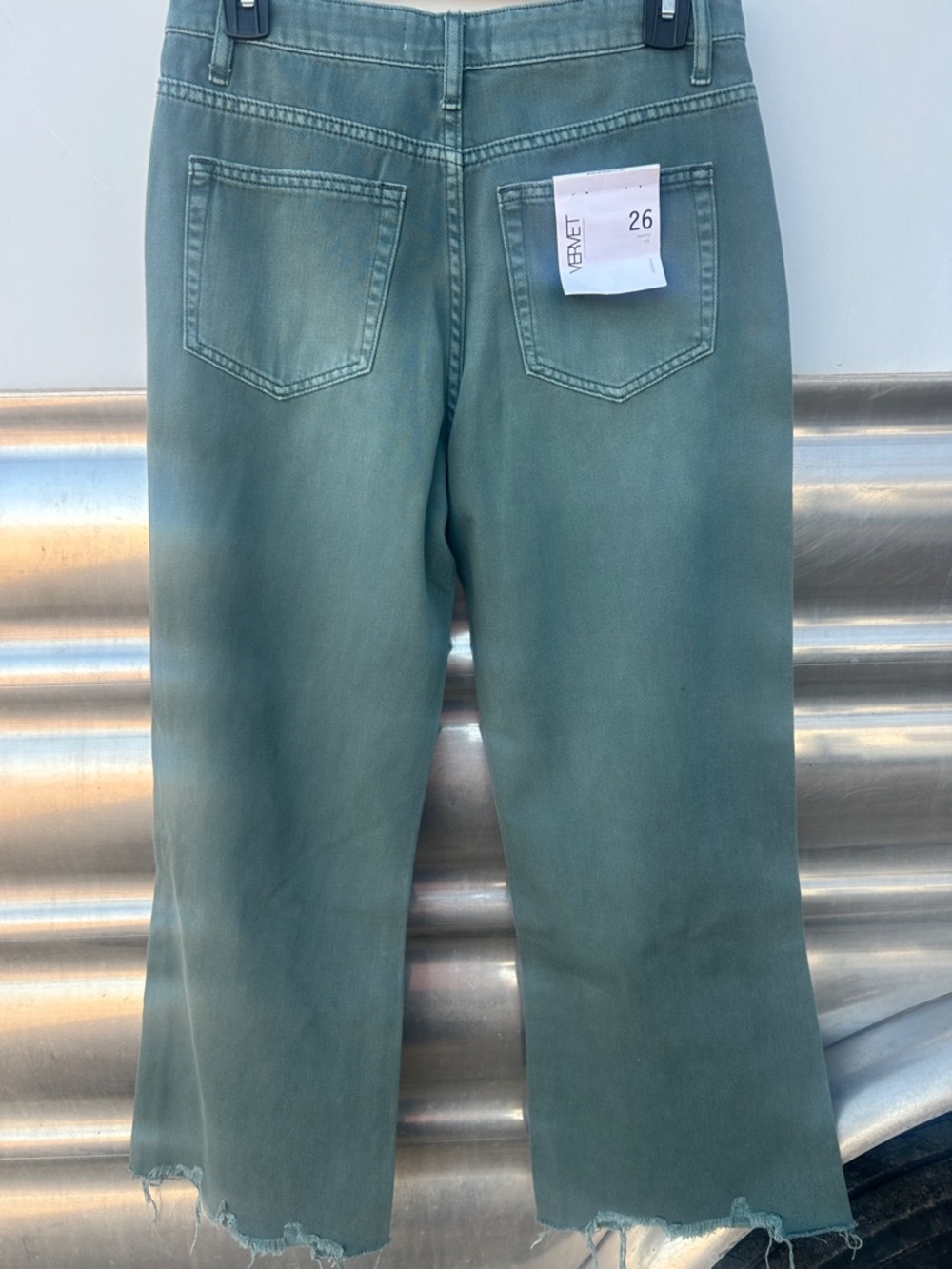 Vervet Distressed Olive Green Jeans - Picture 10 of 11